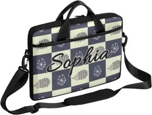 TropicalLife Personalized Laptop Bag 15 Inch Custom Sleeve Case with Handle Shoulder Strap Computer Messenger Bag
