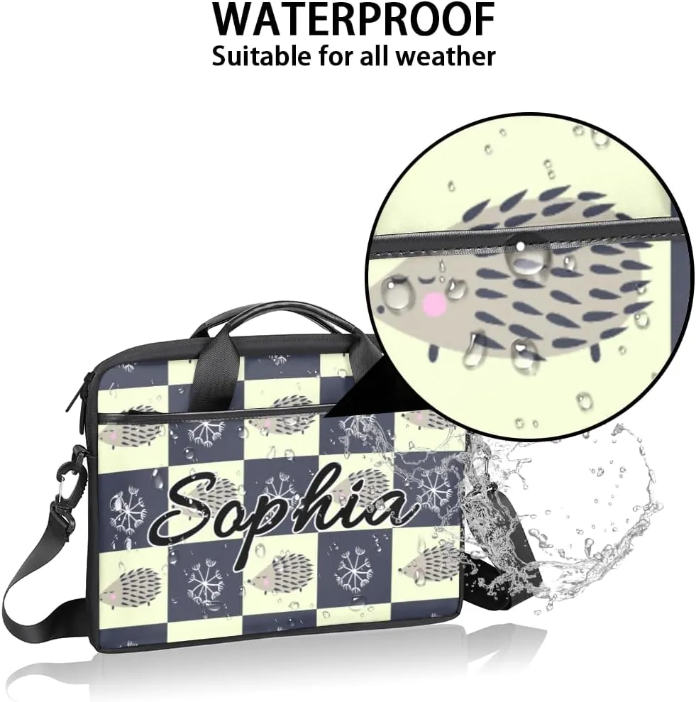 TropicalLife Personalized Laptop Bag 15 Inch Custom Sleeve Case with Handle Shoulder Strap Computer Messenger Bag