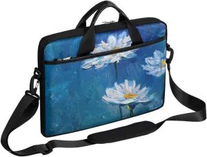 Usa Flag Star Stripes Laptop Shoulder Messenger Bag Waterproof Laptop Briefcase Handle Padded Strap