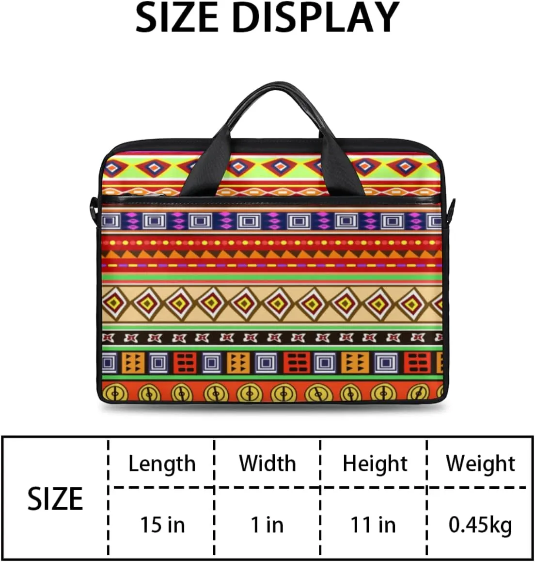 Vintage Gold Letter Laptop Shoulder Messenger Bag Waterproof Laptop Briefcase with Handle and Padded Strap Case Sleeve