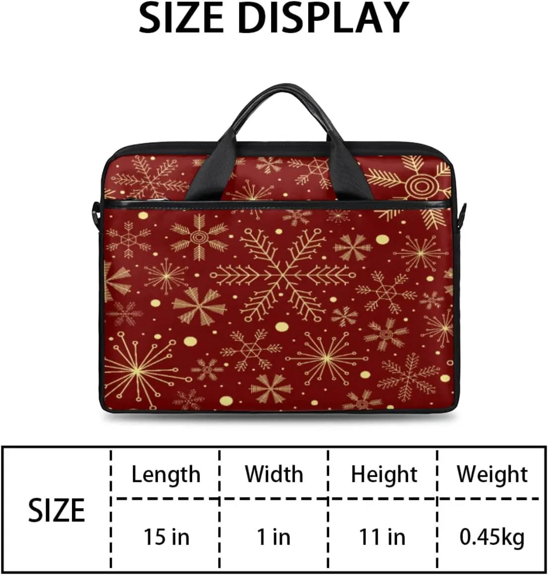 Watermelon Print Laptop Shoulder Messenger Bag Waterproof Laptop Briefcase with Handle and Padded Strap Case Sleeve