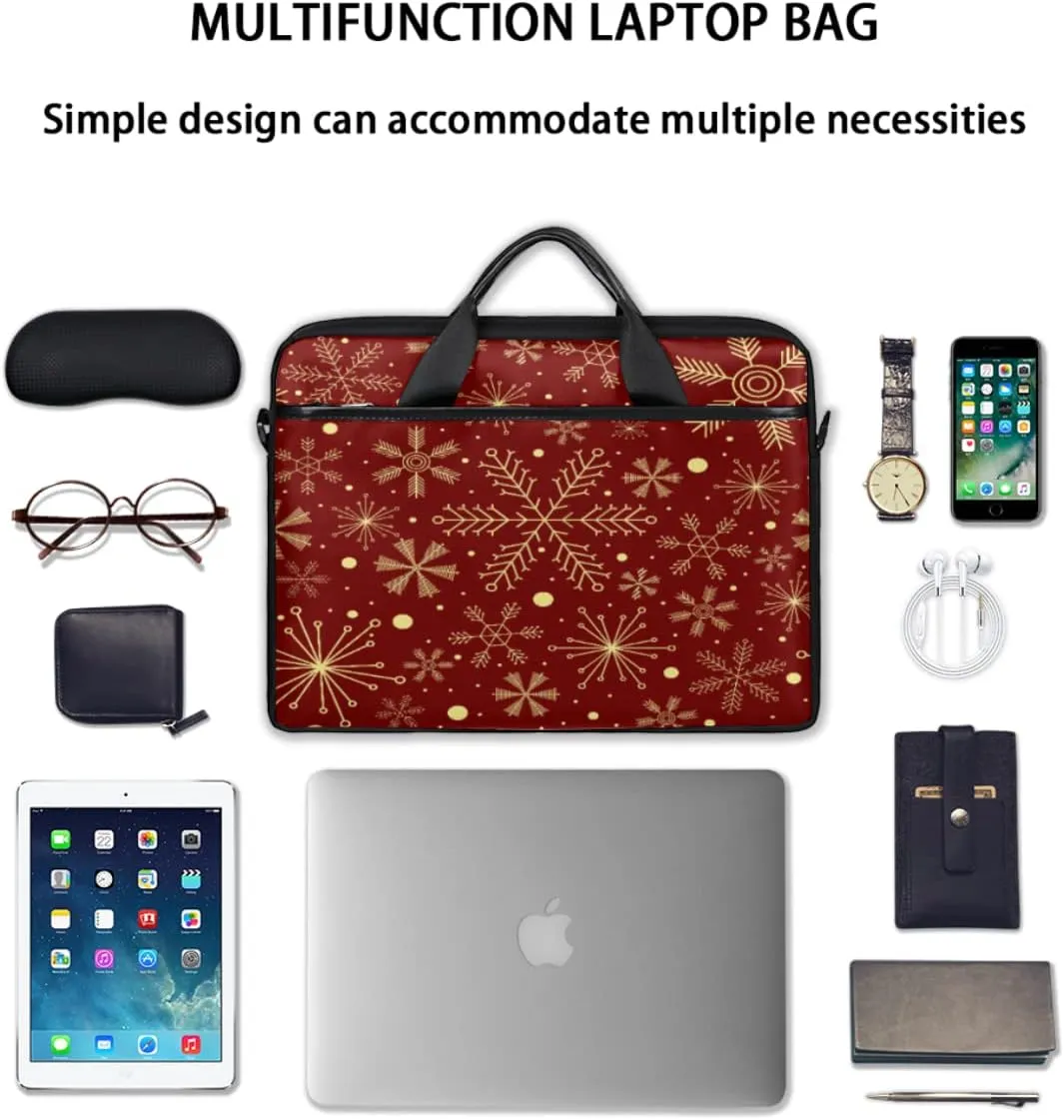 Watermelon Print Laptop Shoulder Messenger Bag Waterproof Laptop Briefcase with Handle and Padded Strap Case Sleeve