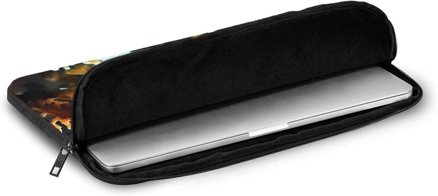 White-Golden Fish Shockproof And Waterproof Computer Bag, Suitable For Business Trips Office